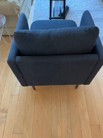 West Elm Andes side chair - Navy Blue - $200 - $200 (Norwalk)63471422752131124