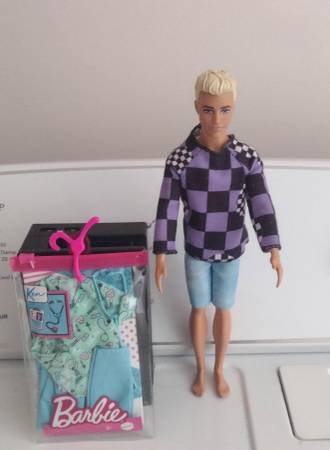 Barbie Ken Doll With Blonde Hair & Doctor Outfit 1