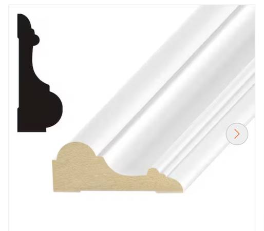 Window and Door Casing Molding MDF 1-3/16 in. x 3-3/16 in. 1