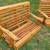 4ft PORCH CEDAR SWING 3 thumbnail