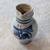 Vintage Gray and Cobalt Blue Salt-Glazed Stoneware Pitcher or Jug 1 thumbnail
