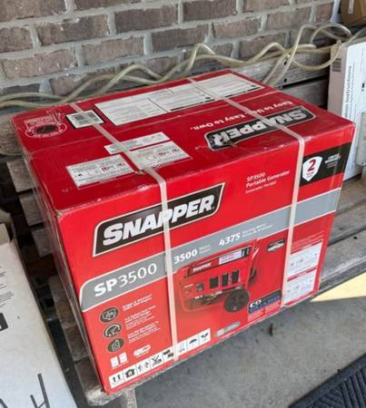 SNAPPER - 3500W Generator - Briggs & Stratton Engine 1