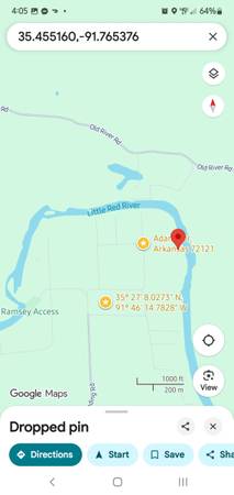 $120,000 3.4 Acres Riverfront Property on Little Red River (Pangburn)64312242447618124