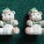 Adorable pottery animals 4” tall, two bears one mouse 2 thumbnail