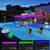 Pool volleyball net with neon lights 1 thumbnail