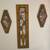 3 Piece Syroco Flower Wall Plaque Set, MCM  1962 1 thumbnail