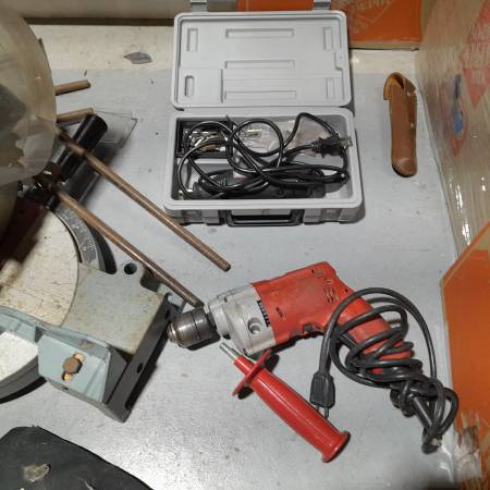 Tools - Chop Saw, Drill, Dremel Tool 1