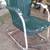 Vintage shell back pattern lawn/ garden chair 2 thumbnail