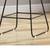 Counter stool with black metal frame 10 thumbnail