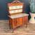 English Antique Marble Top Console Entry Cabinet, c.1920’s 1 thumbnail