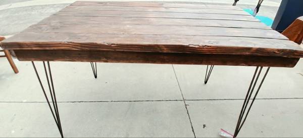 Rustic Wood Table 1