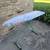 Vintage Mid Century Modern (MCM) Aqua Marine Ironing Board 15 thumbnail