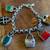Brighton enameled purse charm bracelet 1 thumbnail