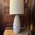 Vintage geometric diamond pattern ceramic lamp 1 thumbnail