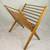 Mid Century Modern wooden magazine rack 2 thumbnail