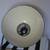 MCM VINTAGE INDUSTRIAL SIZE WHITE ENAMELWARE CEILING FIXTURE SHADE 4 thumbnail