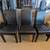 Set of 2 Modern Brown Leather Dining Chairs 2 thumbnail