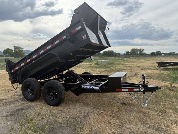 NEW 2025 SURE TRAC 6X10 LOWPRO DUMP TRAILER 1