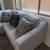 3-Piece Sectional Couch, Light Gray, Includes Chaise Lounge 5 thumbnail