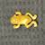 Gold Tone Frog Brooch Pin 1 thumbnail