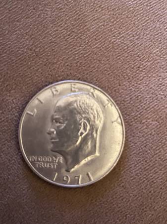 Eisenhower silver dollar 1