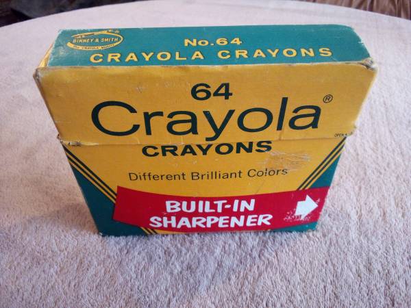 Circa 1958 Crayola Crayons w/RARE "Indian Red" color 1