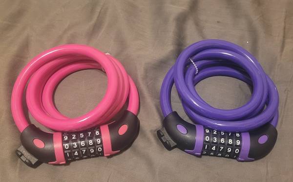 2 NEW 5 digit Cable Lock 3.5ft 1