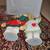 VINTAGE SET TWO: 9" BEAR & 11" RABBIT PLUSHES WITH STANDS 8 thumbnail