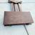 21" antique Mission folding tiger oak wood side table bistro card game 12 thumbnail
