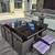 Outdoor wick dining table with chairs 1 thumbnail