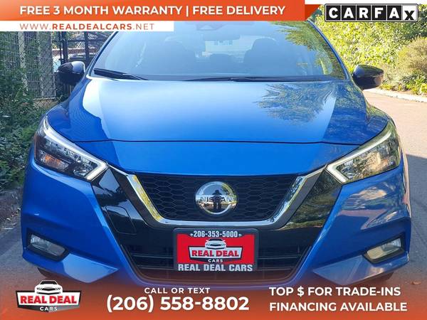 $247/mo - 2021 Nissan Versa SRSedan - $15,999 (9326 Evergreen Way Everett,)63617255735041122