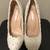 White womens pearl pumps size 7 1 thumbnail