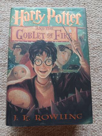 True First Edition Harry Potter and the Goblet of Fire 1