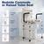 NEW Drop Arm Bedside Commode Portable Toilet for Adults 400lbs 7 thumbnail
