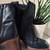 Unique Vintage Black Leather Boots - Size EU 40 4 thumbnail