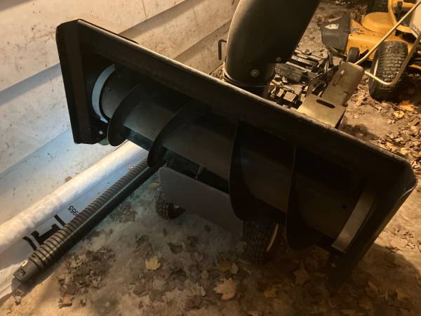 YTD snow thrower attachment 1