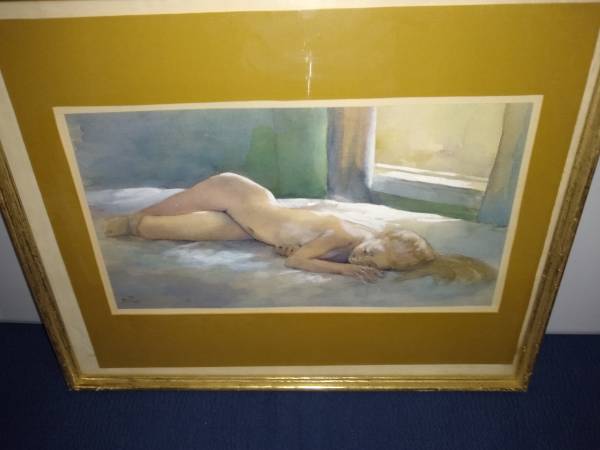 Nude Original Water Color by David Drummond 1