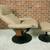 Eare Vintage 1980s Ekornes Stressless Leather Recliner And Ottoman 3 thumbnail