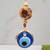 Erbulus Turkish Blue Evil Eye Car Hanging Gold Ornament with Ceramic B 5 thumbnail