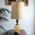 Vintage Amber 3-Way Light Lamp with Stiffel Shade 1 thumbnail