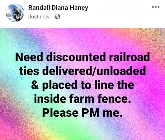 Railroad Ties Wanted 1