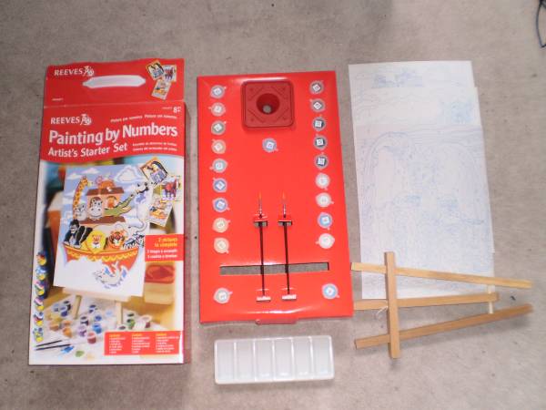 Reeves Painting by Numbers Artist Starter Set, NEW 1