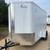 New 6x12 Enclosed Cargo Trailer, white, side door, ramp stk#11120 5 thumbnail