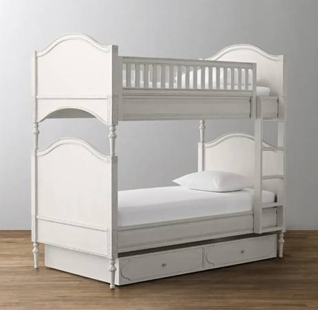Restoration Hardware gorgeous bunk bed convertible to 2 twin beds- 80% 1