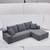 106'' L Shaped Couch-400CAD 2 thumbnail