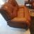3-piece leather sofa set. 6 thumbnail