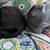 Lot of 2 Youth Sz HURLEY Caps Solid Black Gray Embroidered Logo Adjustable Hats 5 thumbnail