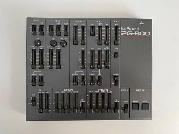 Roland PG-800 Synth Programmer Made in Japan + New Sealed 6-Pin Cable 1