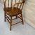 Beautiful antique Tiger Oak accent chair. 3 thumbnail