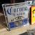 CORONA BEER VINTAGE STAIN GLASS ADVERTISING SIGN 16 X 18 SOME DAMAGE 1 thumbnail